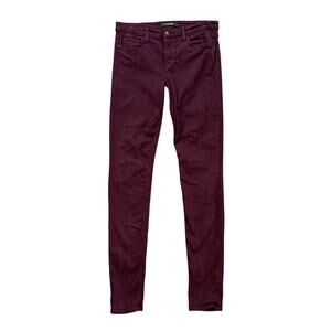 Joes Jeans Women 27 Eggplant Mid Rise Skinny Flawless 5 Pocket Stretch Zip Fly